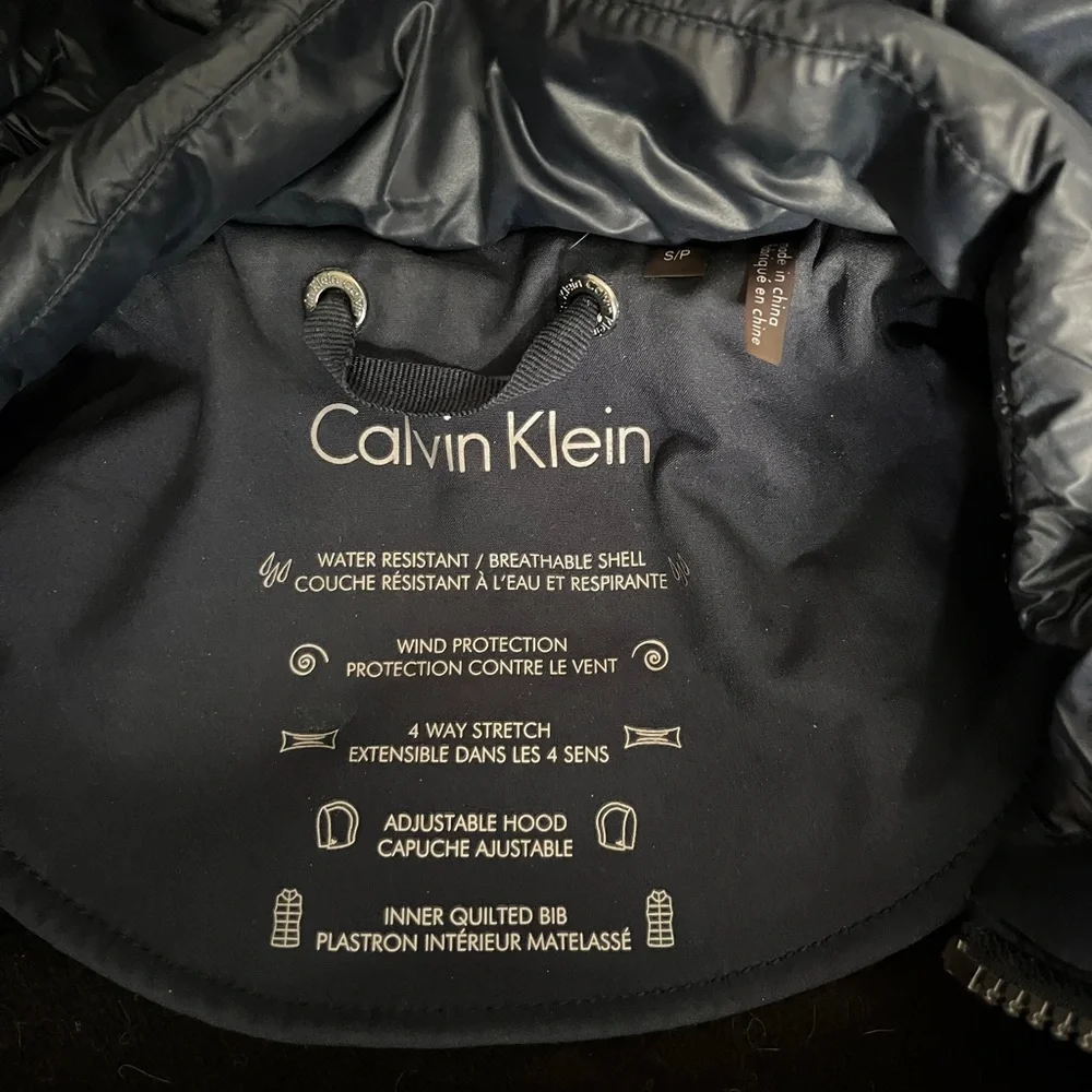 Calvin Klein Ladies’ Dark Blue Raincoat - Picture 4 of 7